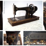 Швейная машина челночного стежка фирмы «Науманн» (Германия, 1894-1896). Изготовлена по специальному заказу Торгового дома Попова в связи с 25-летием его работы в 1895 году.