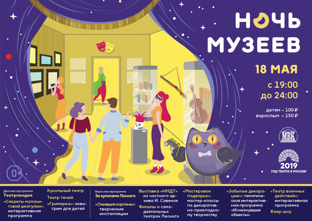 Афиша Ночь музеев 2019-23